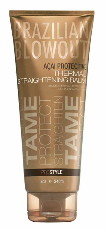 Brazilian acai protective thermal straightening balm